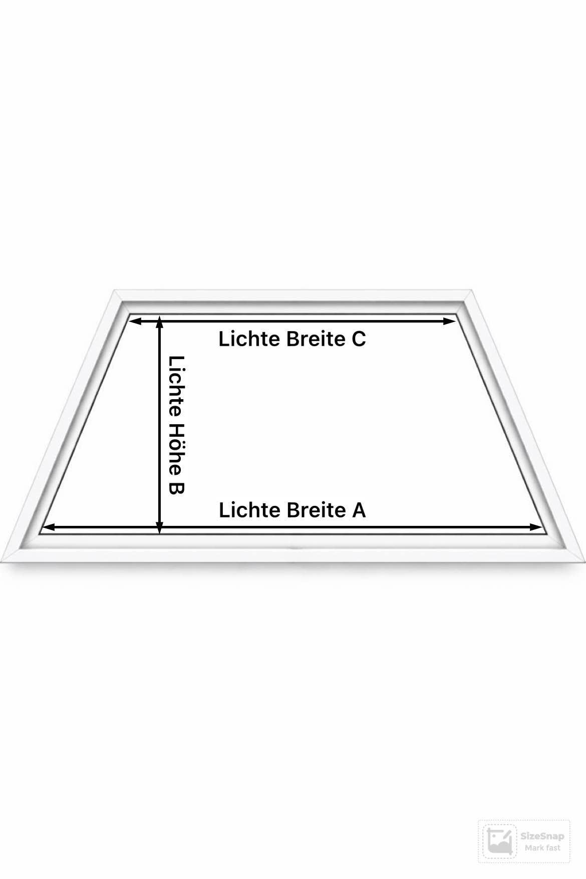 Fliegengitter für Fenster – Trapez