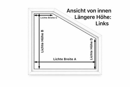 Fliegengitter für Fenster – Fünfeck