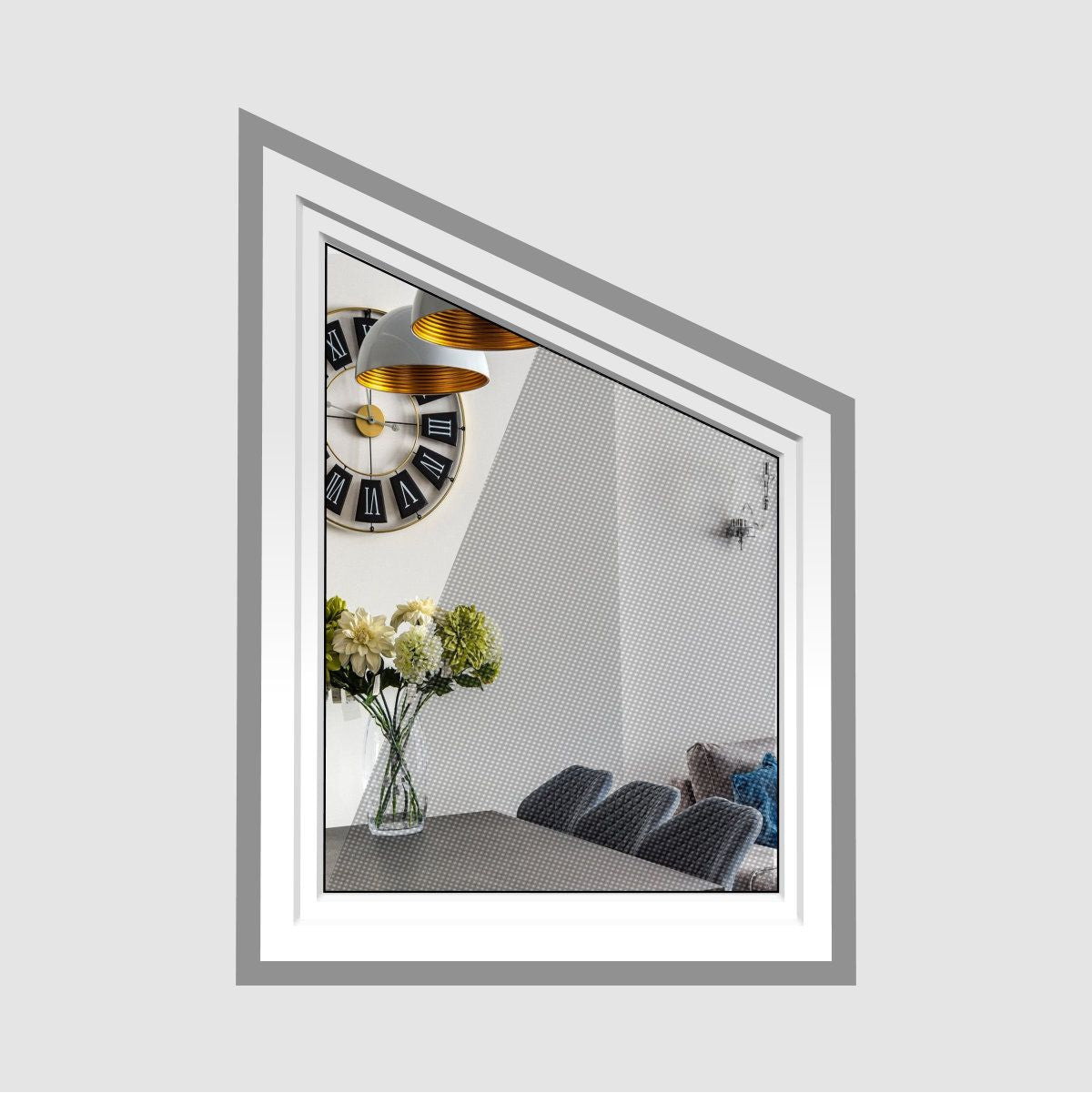 Fliegengitter für Fenster – unregelmäßiges Viereck