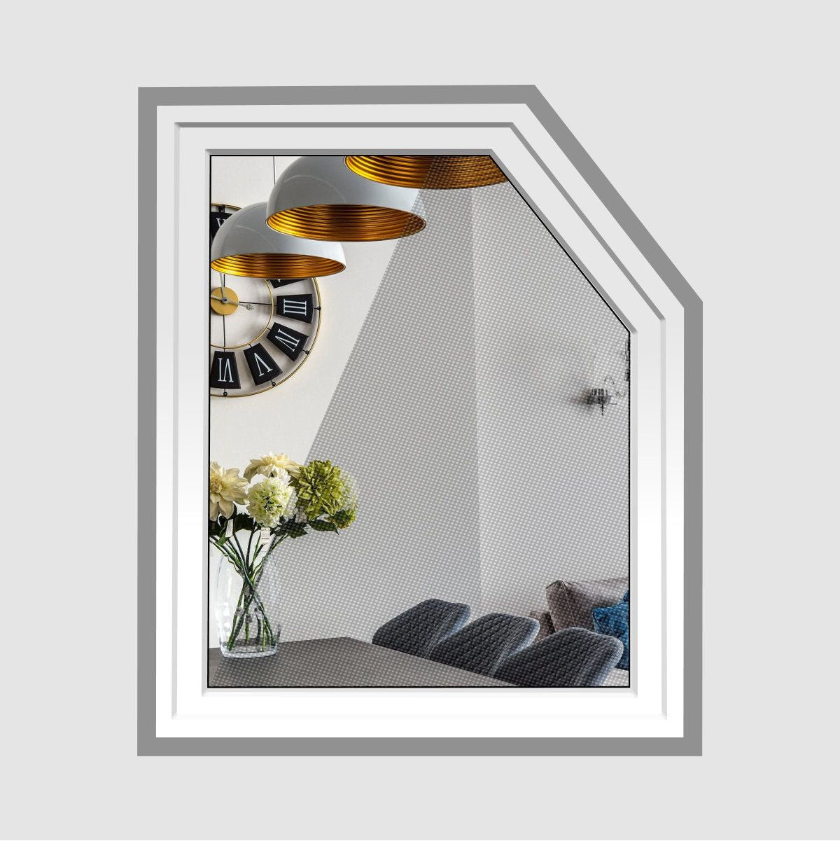 Fliegengitter für Fenster – Fünfeck