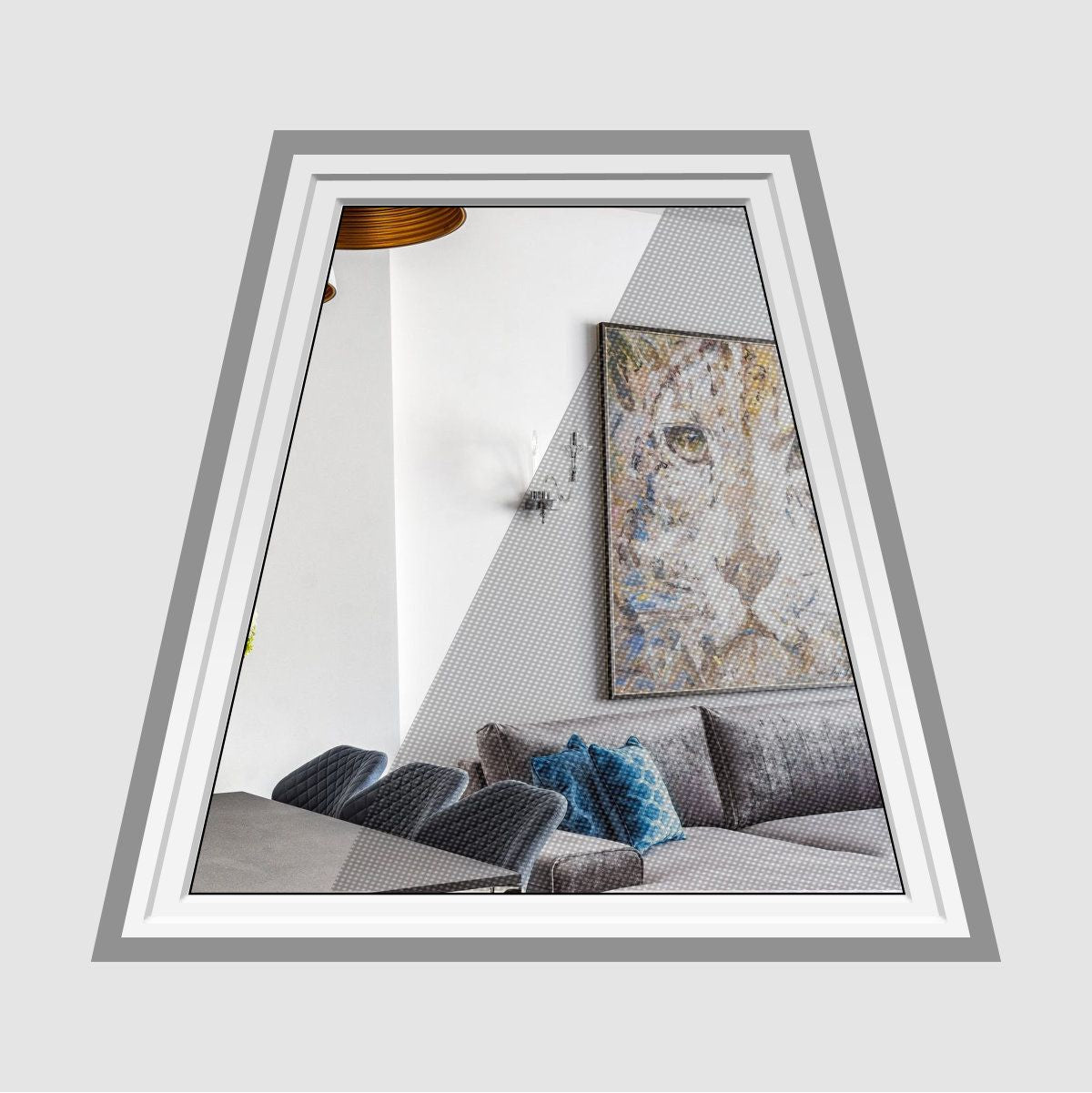 Fliegengitter für Fenster – Trapez